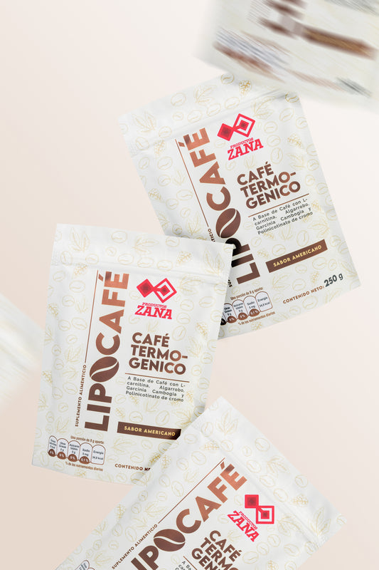 Pack 3 Unidades (90 Días) - Café Termogénico Lipocafé Zana