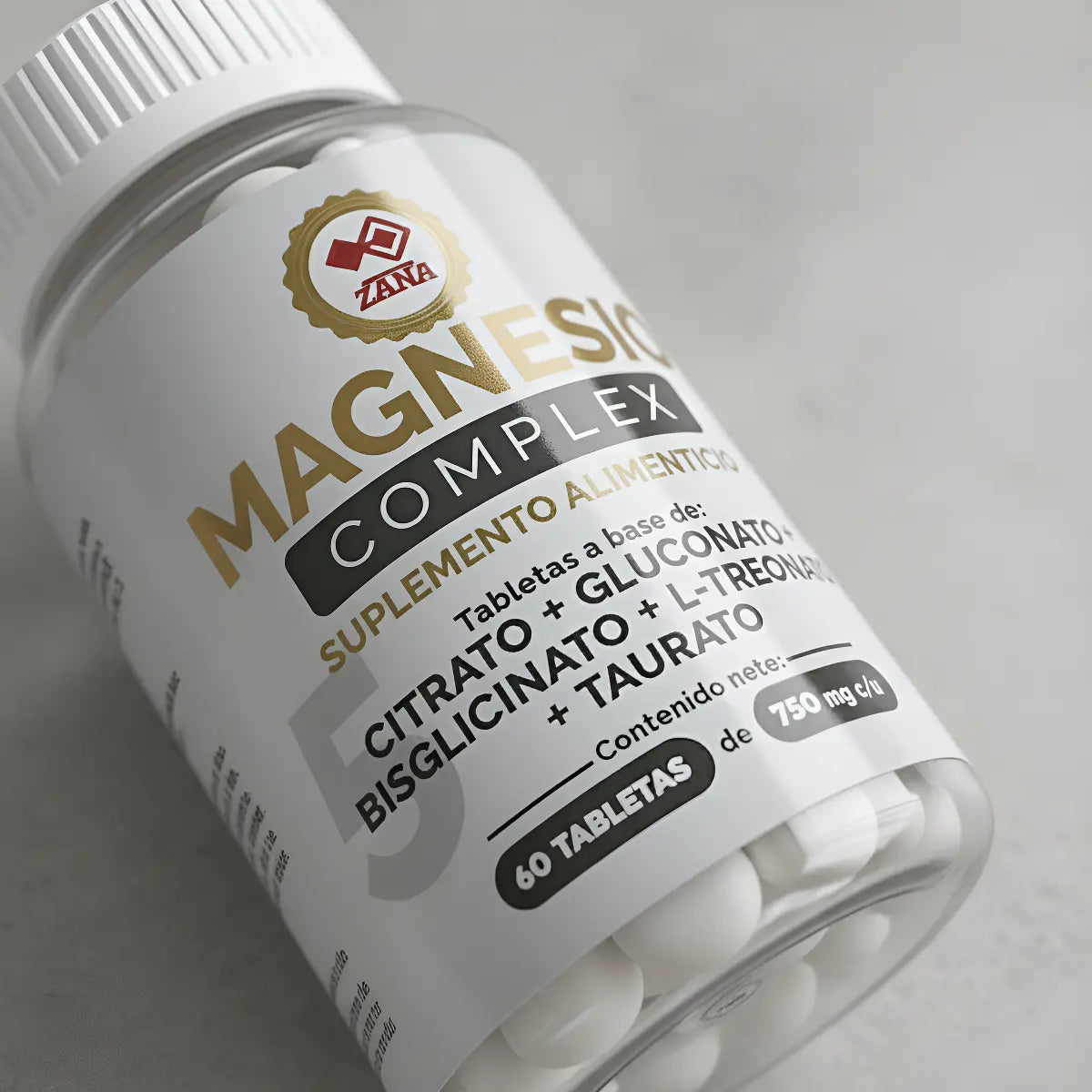 Suplemento Zana - Tabletas De Magnesio Complex (30 Días)