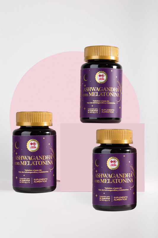 Pack 3 Unidades (90 Días) - Ashwagandha con Melatoninia