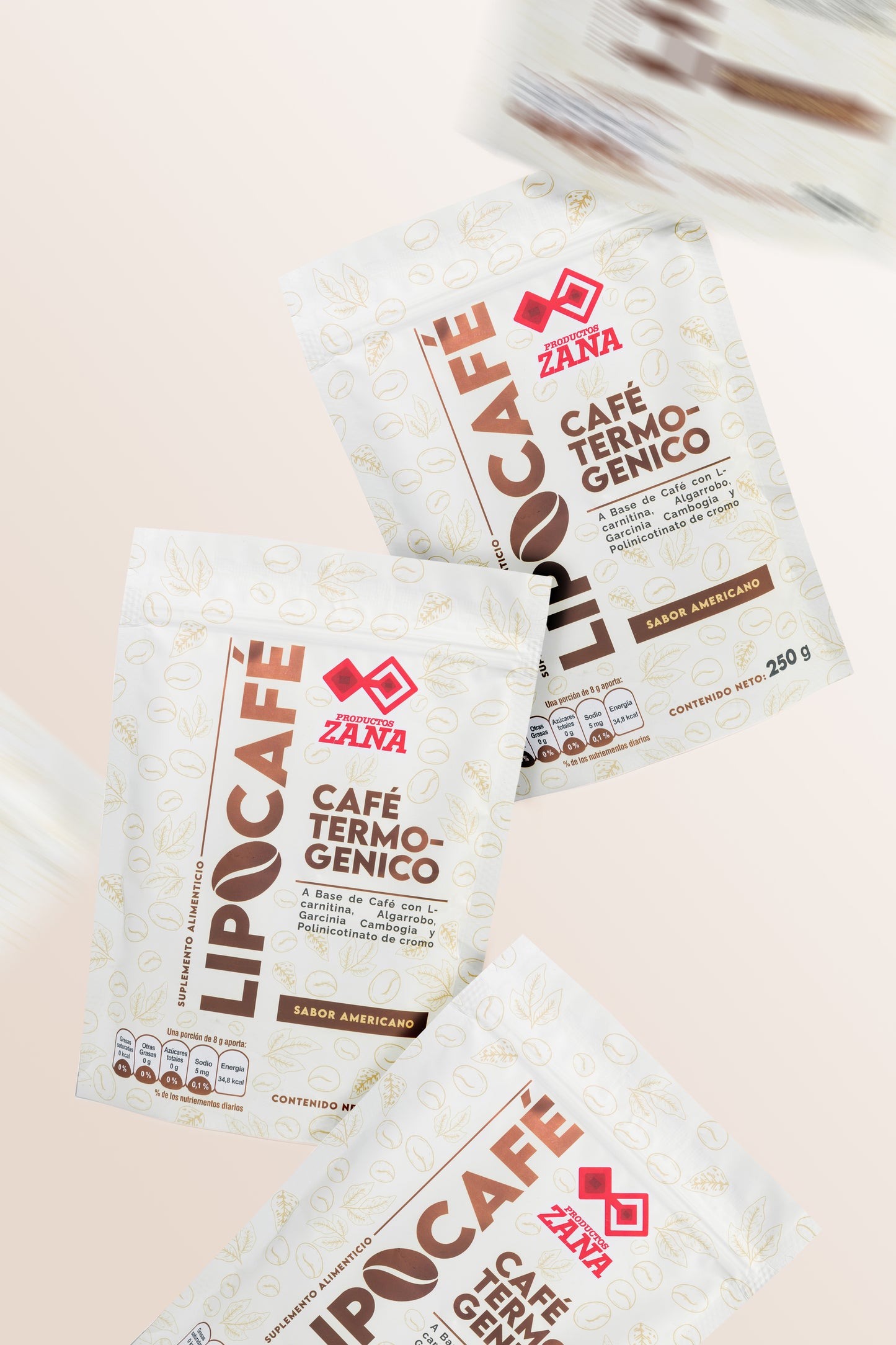 Pack 3 Unidades (90 Días) - Café Termogénico Lipocafé Zana