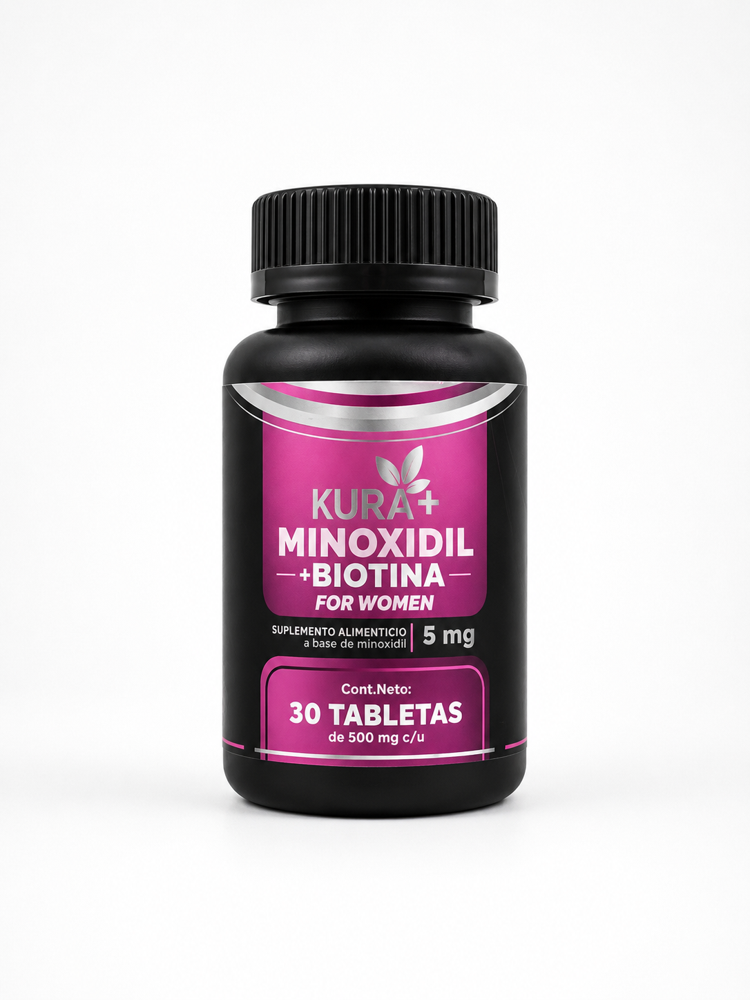 Suplemento Zana - Cápsulas De Minoxidil Mujer Kura+ (30 Días)