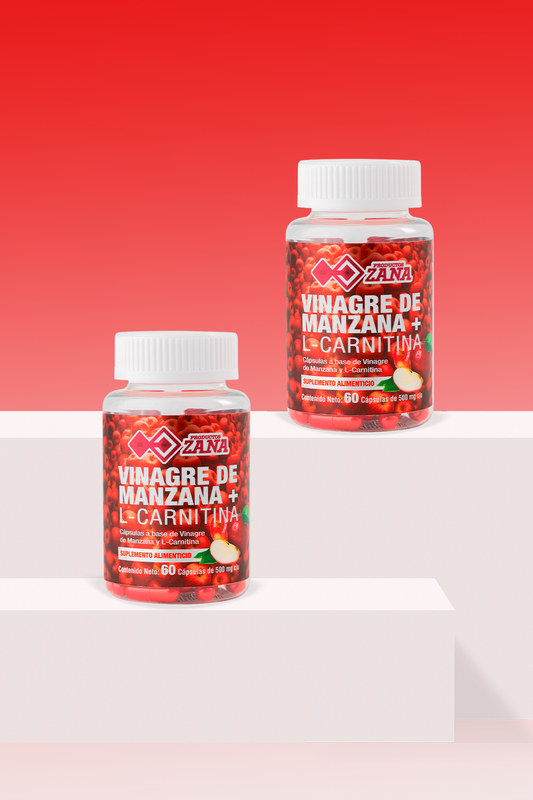 Pack 2 Unidades (60 Días) - Cápsulas Vinagre De Manzana Zana