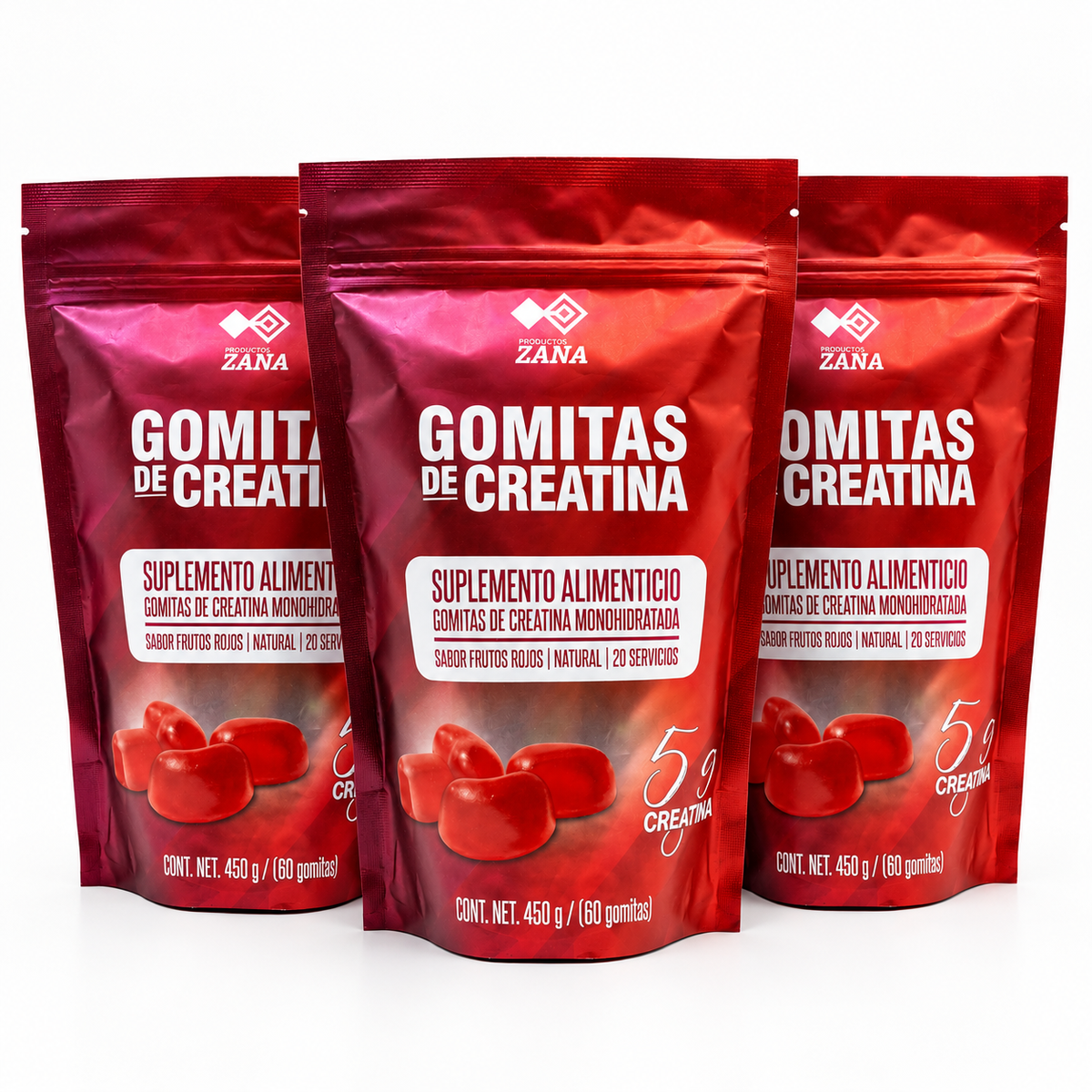Pack 3 Unidades (90 Días) - Gomitas de Creatina