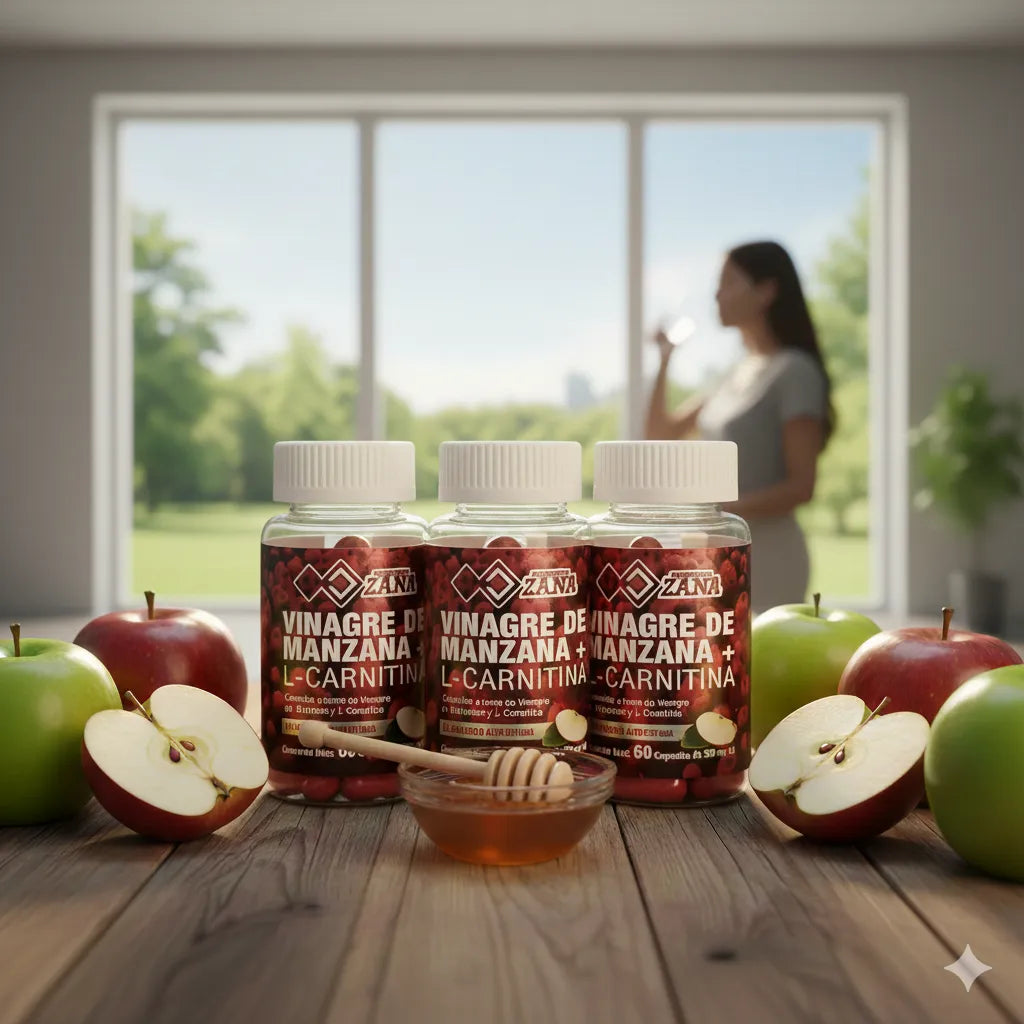 Pack 3 Unidades (90 Días) - Cápsulas Vinagre De Manzana Zana